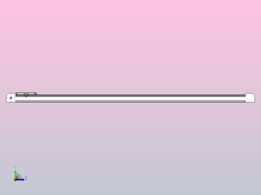 带式直线轴半闭式TPA-ONB-100-232-L2650-DL-J90-N3左视缩略图