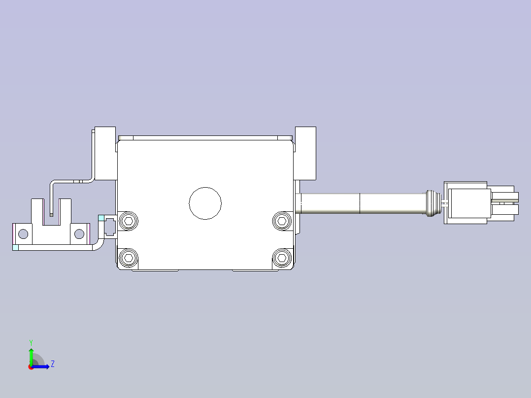 kk60-150A1-F0带MSMD012G1A电机左视图