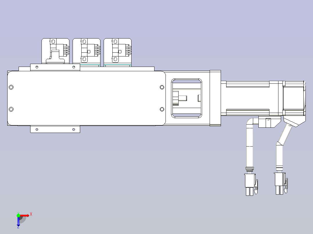 kk60-150A1-F0带MSMD012G1A电机俯视图