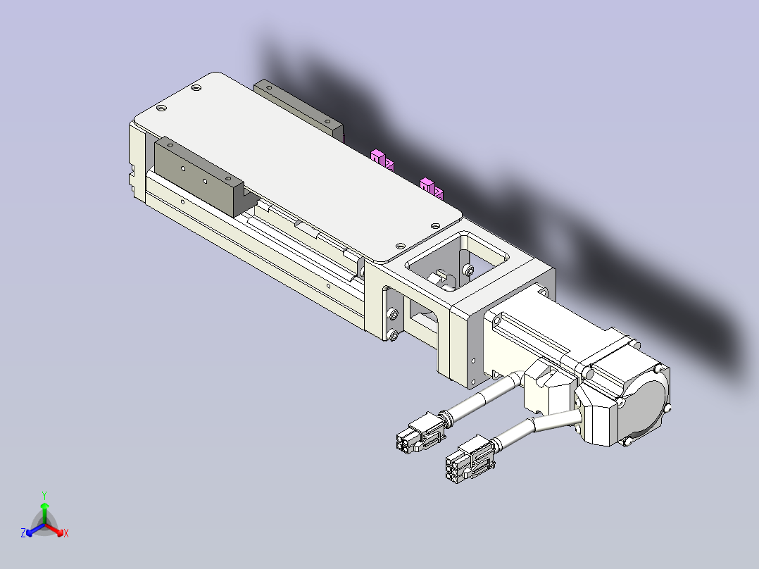 kk60-150A1-F0带MSMD012G1A电机正等轴测图