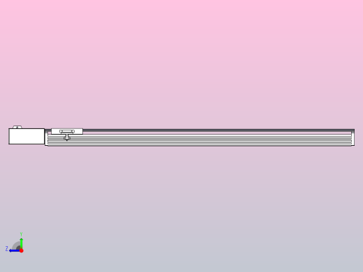 皮带直线轴半封闭可选导轨TPA-HNB-120D-110-L1050-MR-C-P40-N3右视缩略图