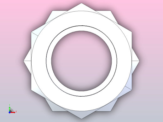 6C 6D 直通过板卡套接头[6C-45-RN]前视缩略图