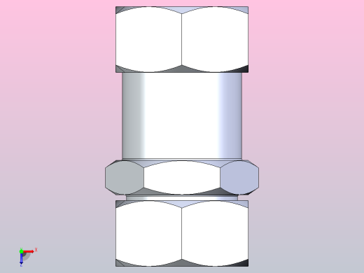 6C 6D 直通过板卡套接头[6C-45-RN]俯视缩略图