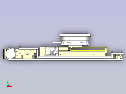 XYθ工作台3D图纸前视缩略图