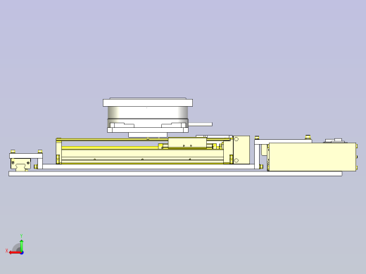 XYθ工作台3D图纸后视缩略图