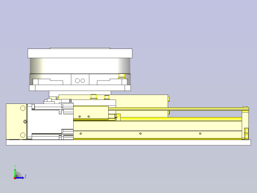 XYθ工作台3D图纸左视缩略图