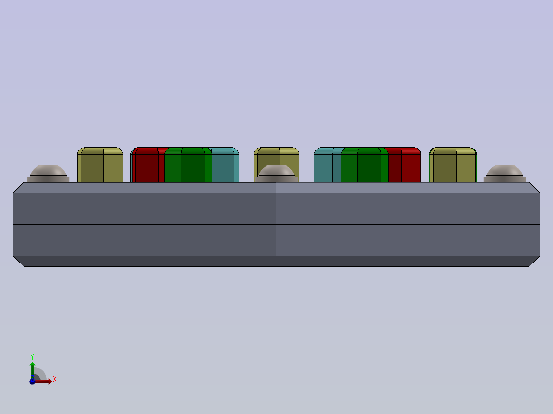 SolidWorks练习解决方案前视图