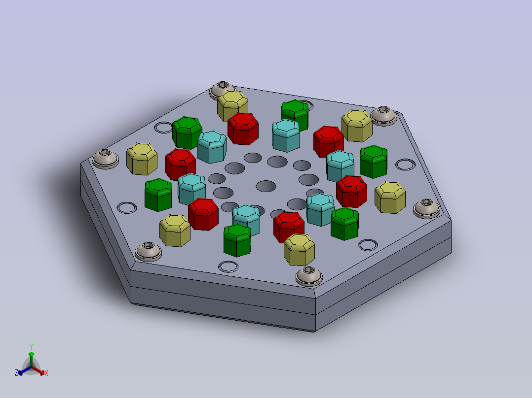 SolidWorks练习解决方案正等轴测图