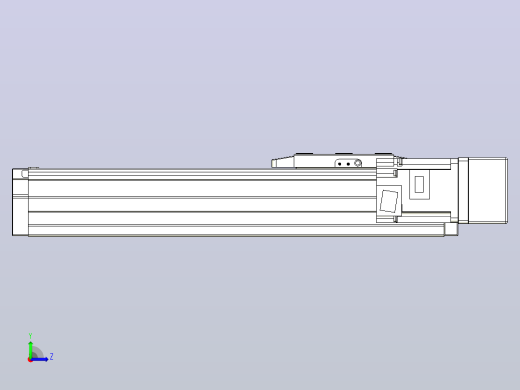 滚珠丝杠直线轴内置导轨TPA-GCR-80-1610C-L200-MR-M20-N3左视缩略图