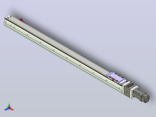 GTH 内嵌式模组 FTH50-PD  TOYO 电缸滑台[FTH50-750-PD-P10]正等轴测缩略图