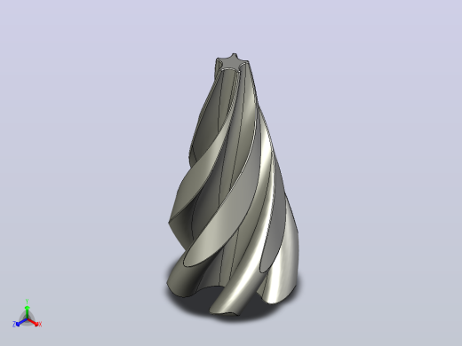 whirly螺旋嵌套玩具3D打印图纸 STL STEP格式
