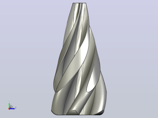 whirly螺旋嵌套玩具3D打印图纸 STL STEP格式左视缩略图