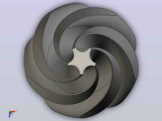 whirly螺旋嵌套玩具3D打印图纸 STL STEP格式俯视缩略图
