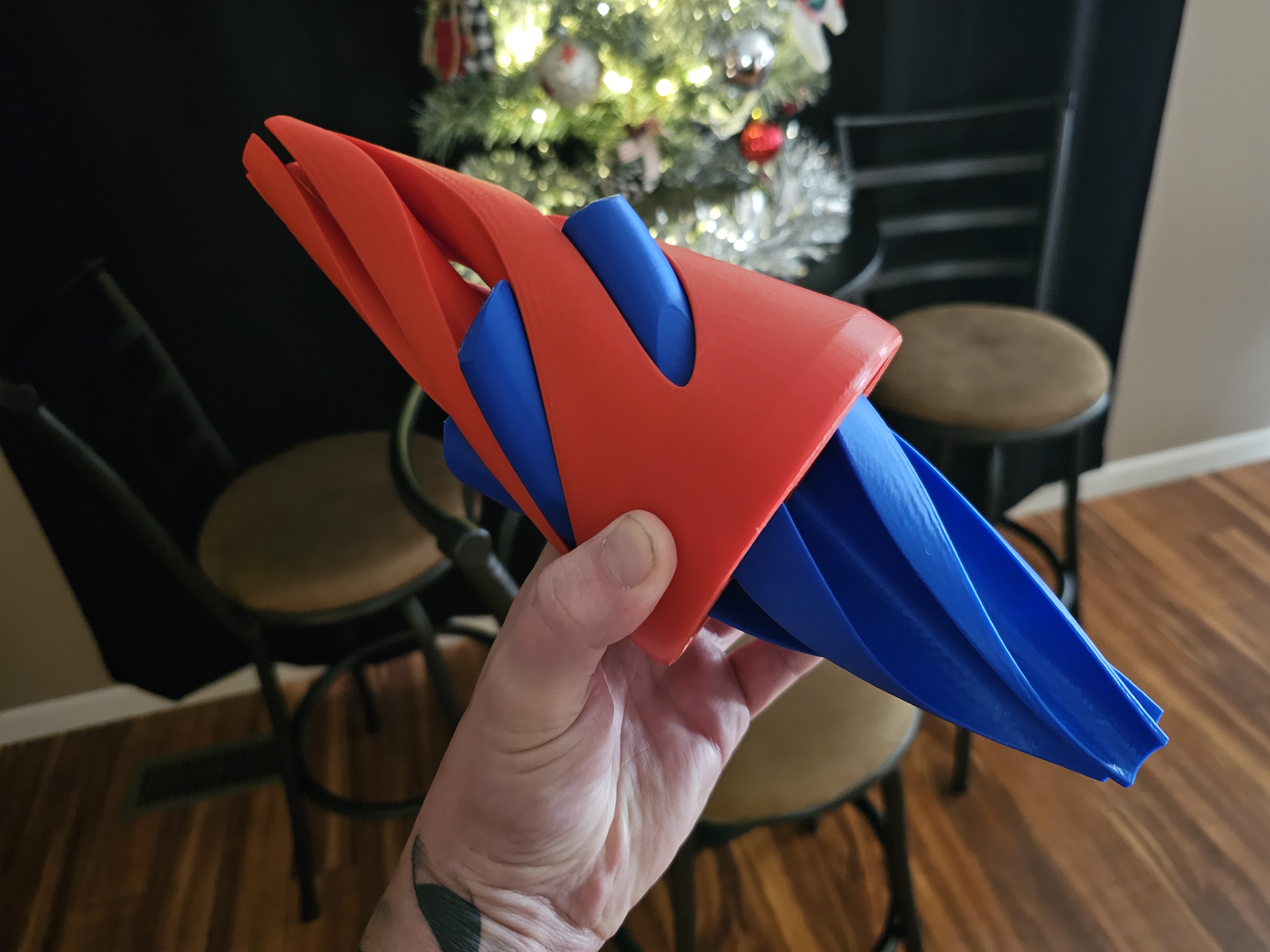 whirly螺旋嵌套玩具3D打印图纸 STL STEP格式