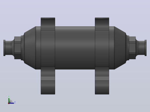 50lts、140lts 和 150lts 空气收集器过滤器左视缩略图