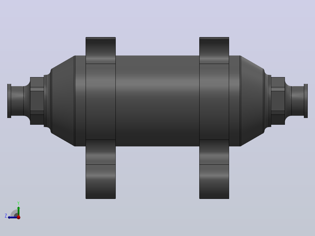 50lts、140lts 和 150lts 空气收集器过滤器右视图