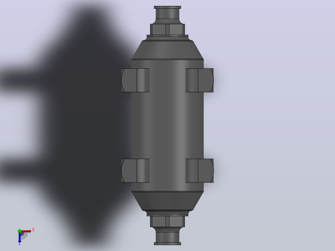 50lts、140lts 和 150lts 空气收集器过滤器俯视图