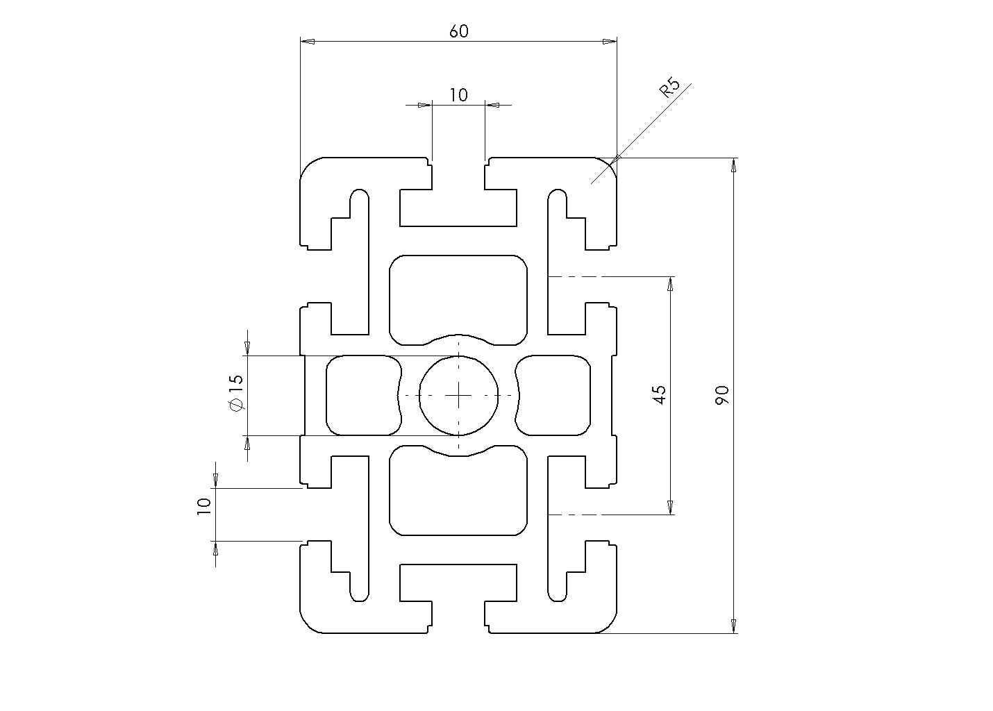 铝型材和组件的完整BR库