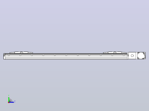 皮带直线轴双滑块型TPA-GCBS-120-P70-L300-QR-M20-N3左视缩略图