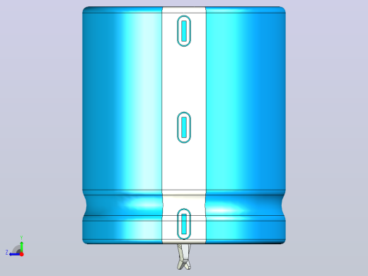 30 x35蓝白底片电解电容器右视缩略图