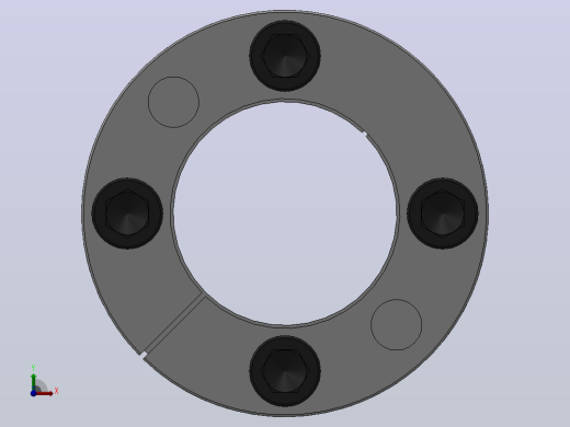 R18型胀紧联接套_R18-22-40前视缩略图