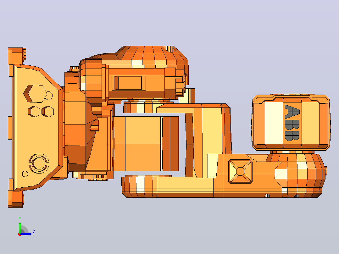 ABB机械手  IRB140-M2004C 3D模型左视图