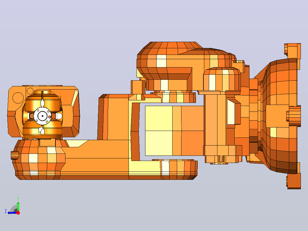 ABB机械手  IRB140-M2004C 3D模型右视图