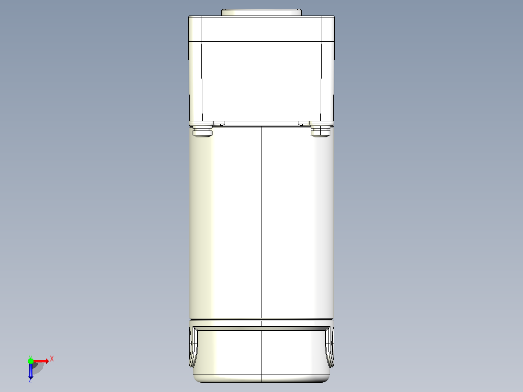 Z55D200W配5GUL型齿轮箱整机-120机壳俯视图