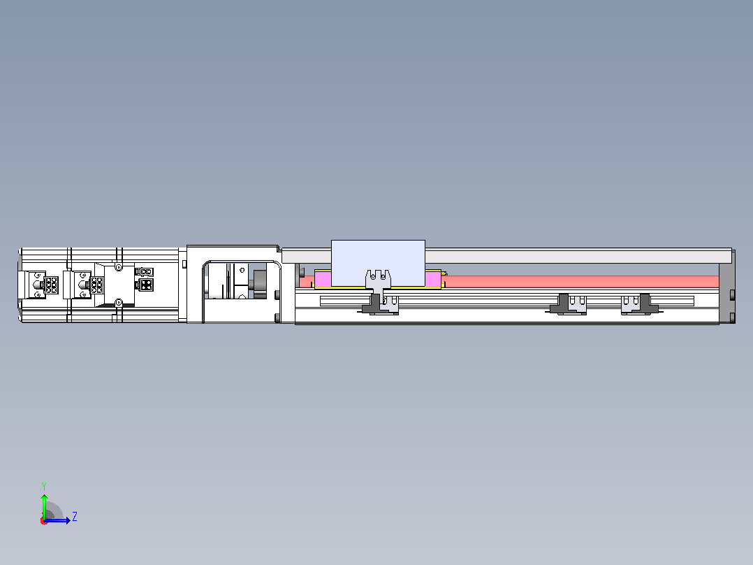 KK模组KK86-340A1-F0 行程210mm左视图