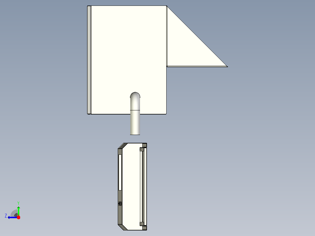 冰淇淋杯灌装机右视图
