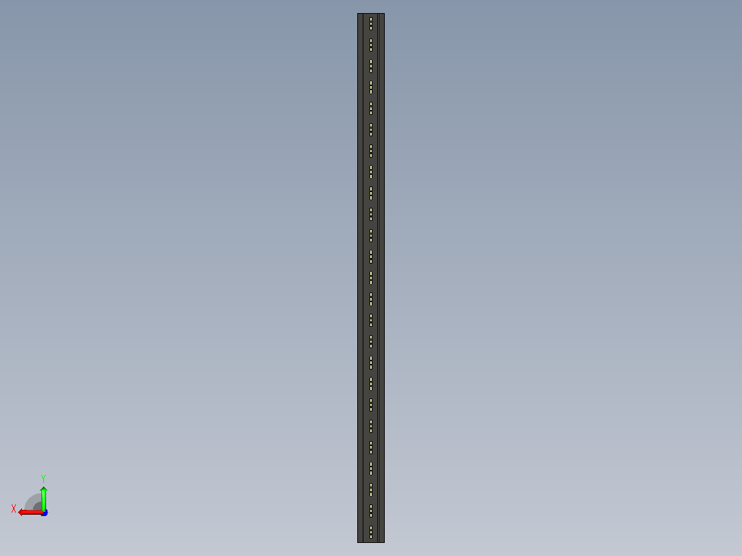 母针头Female_Header_1x25_P2.0_H4.3_straight.step后视图