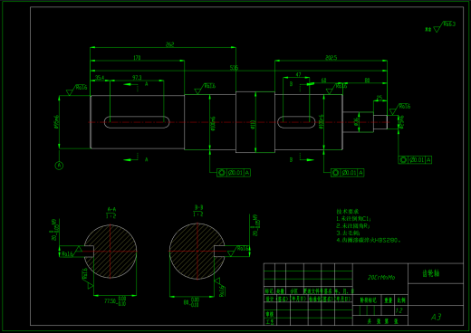 立式二级减速器设计（SW+CAD）缩略图