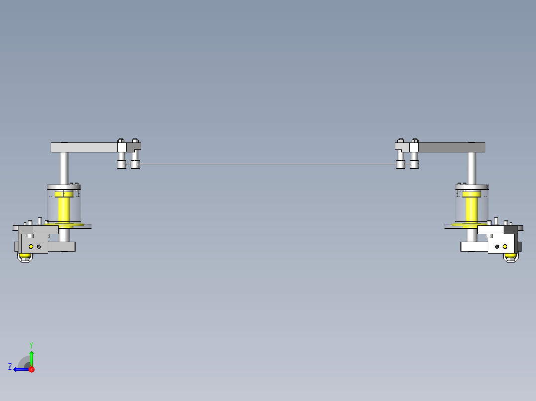 工件定位右视图