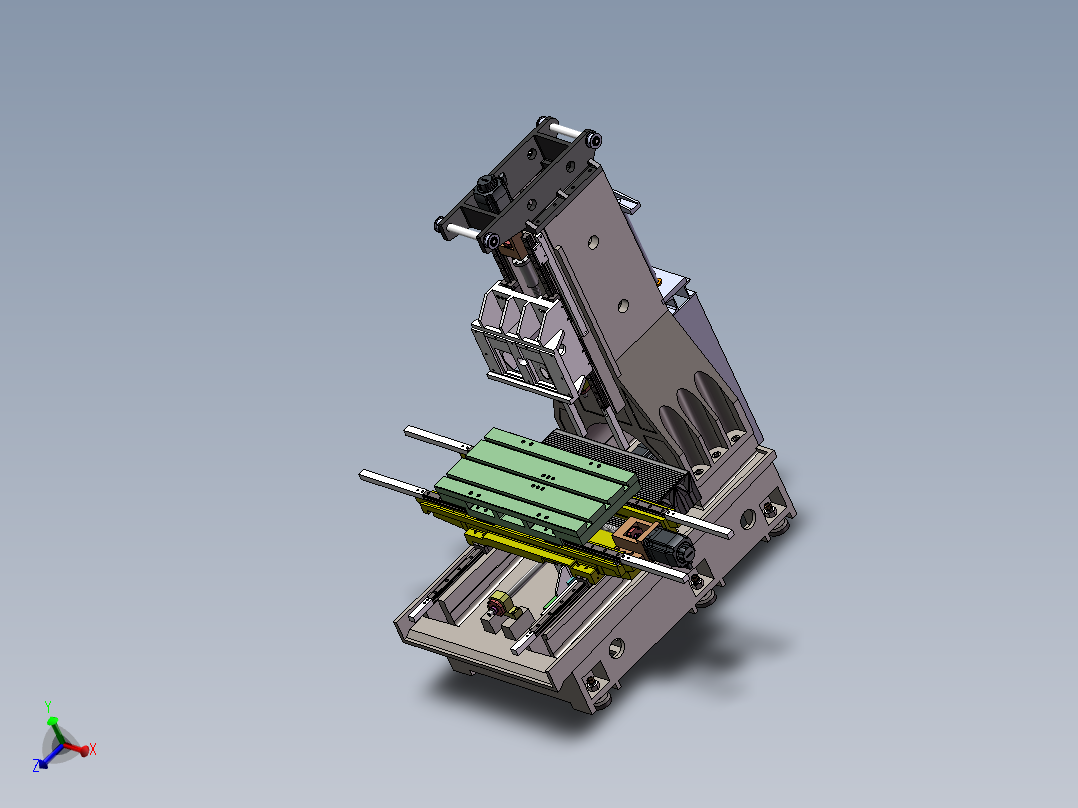 V65机床改造高精度机床sw16可编辑主视图