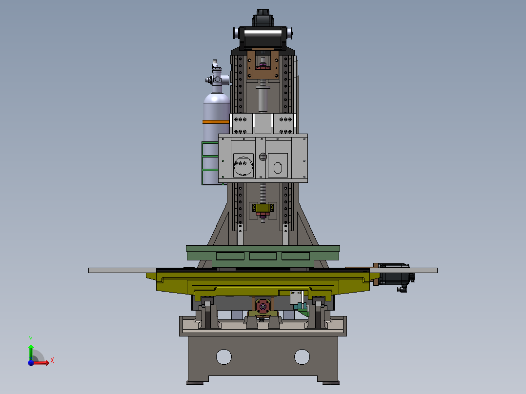 V65机床改造高精度机床sw16可编辑前视图