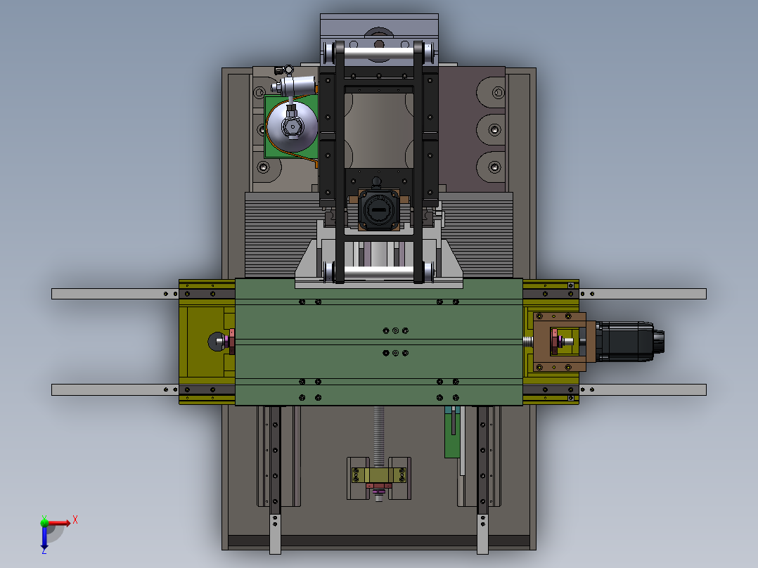 V65机床改造高精度机床sw16可编辑俯视图