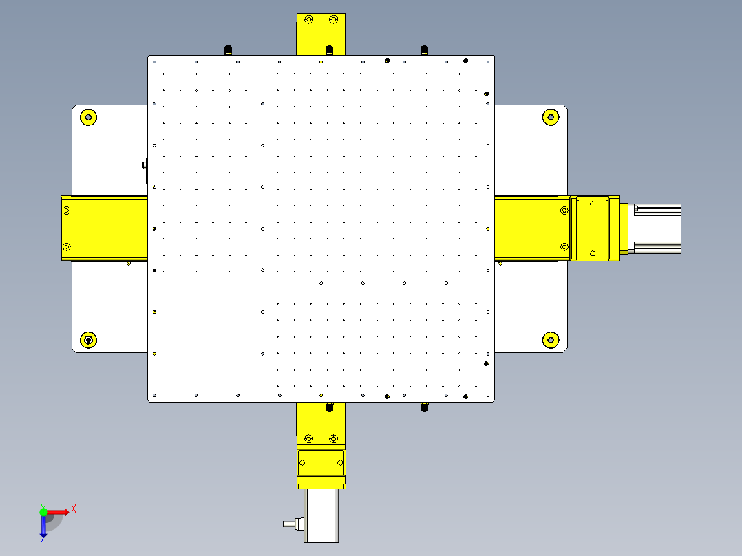 XY滑台俯视图
