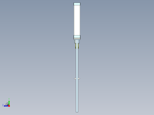 超薄型单气缸插板阀右视缩略图
