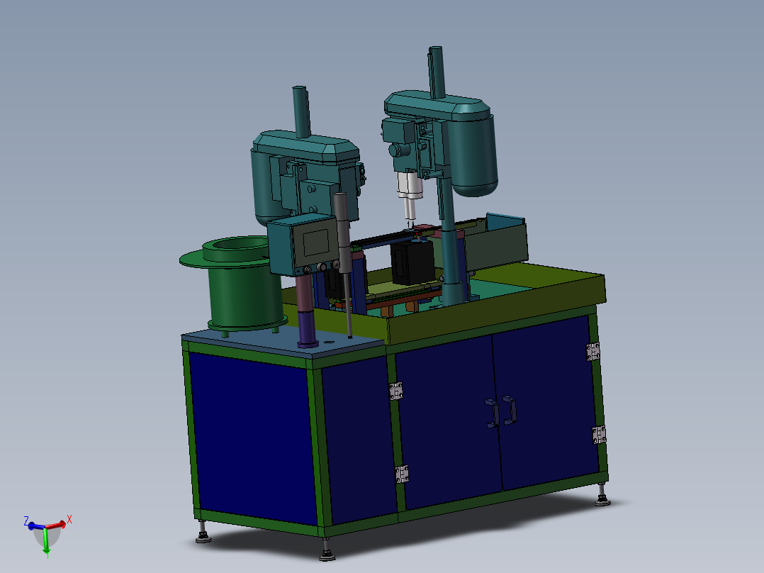 拨料式自动攻牙机