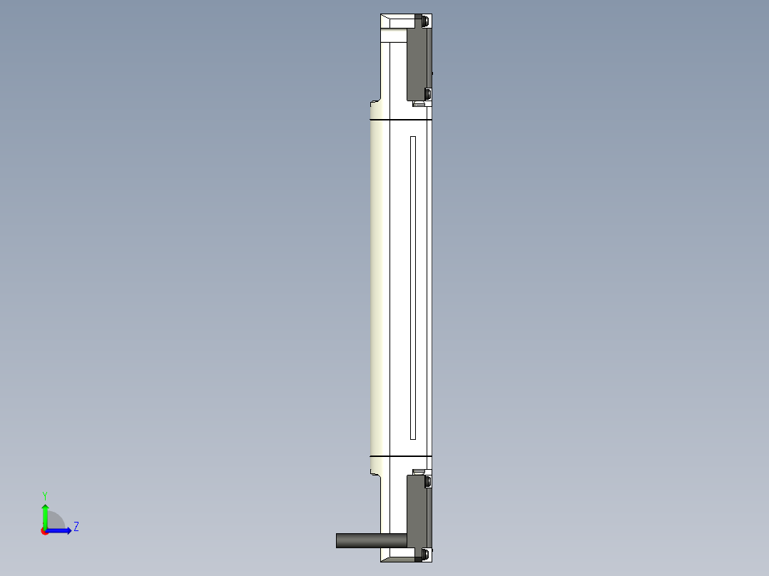 基恩士SL-V06L_R_kc图纸模型左视图