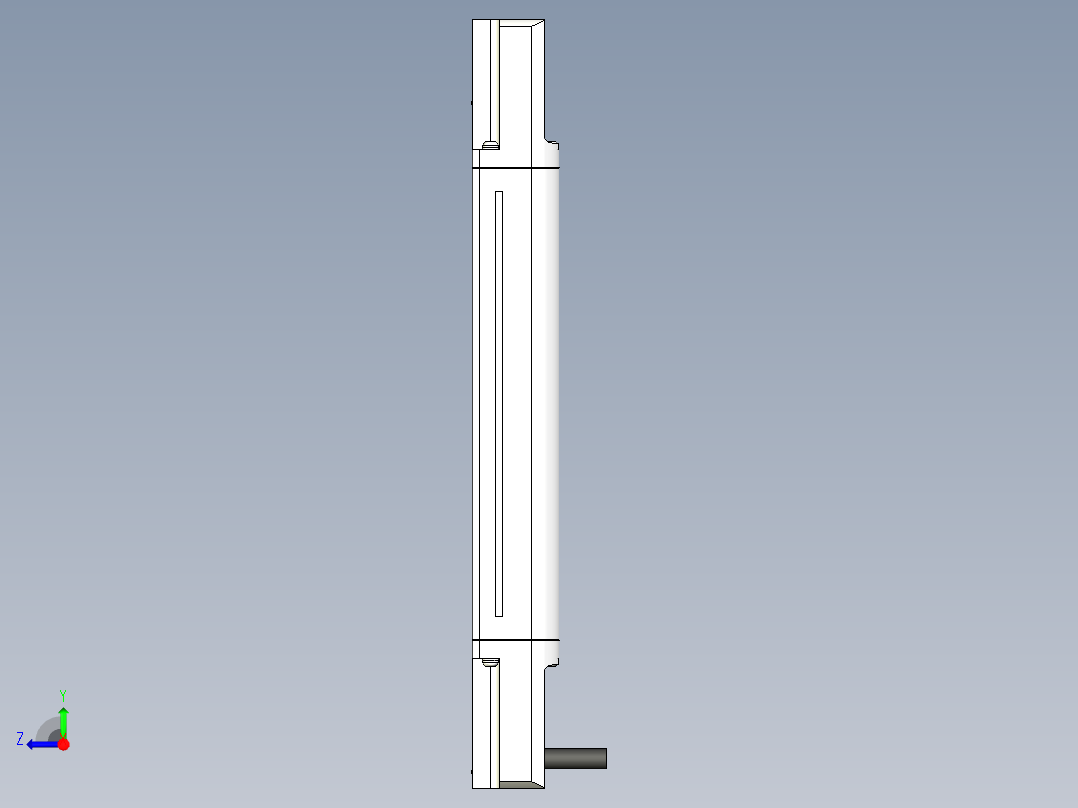 基恩士SL-V06L_R_kc图纸模型右视图