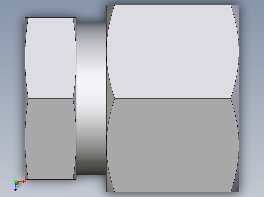 卡套式工业通用硬管接头EO_Blanking_plug_for_tube_ends_ROV12LCF俯视图