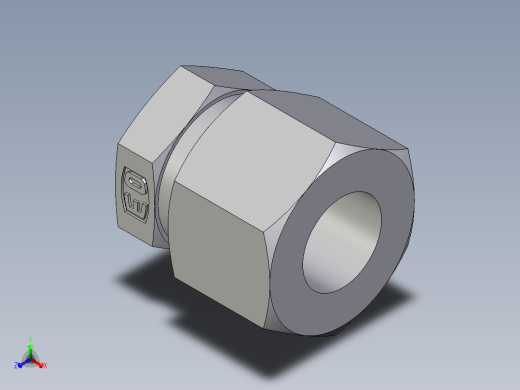 卡套式工业通用硬管接头EO_Blanking_plug_for_tube_ends_ROV12LCF正等轴测缩略图