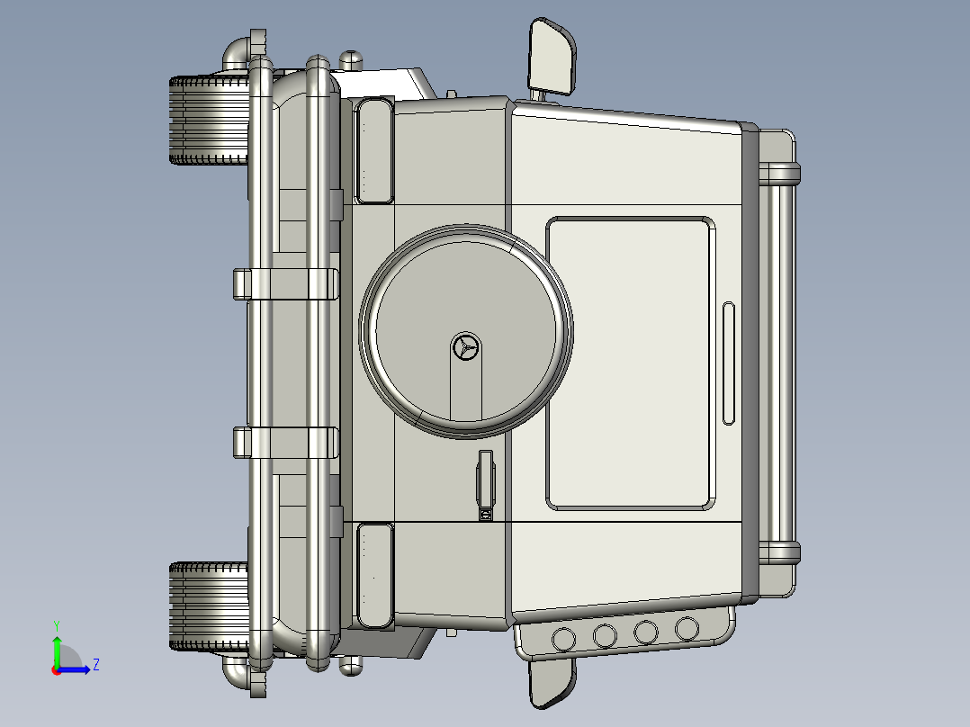 benz G class G级越野车左视图