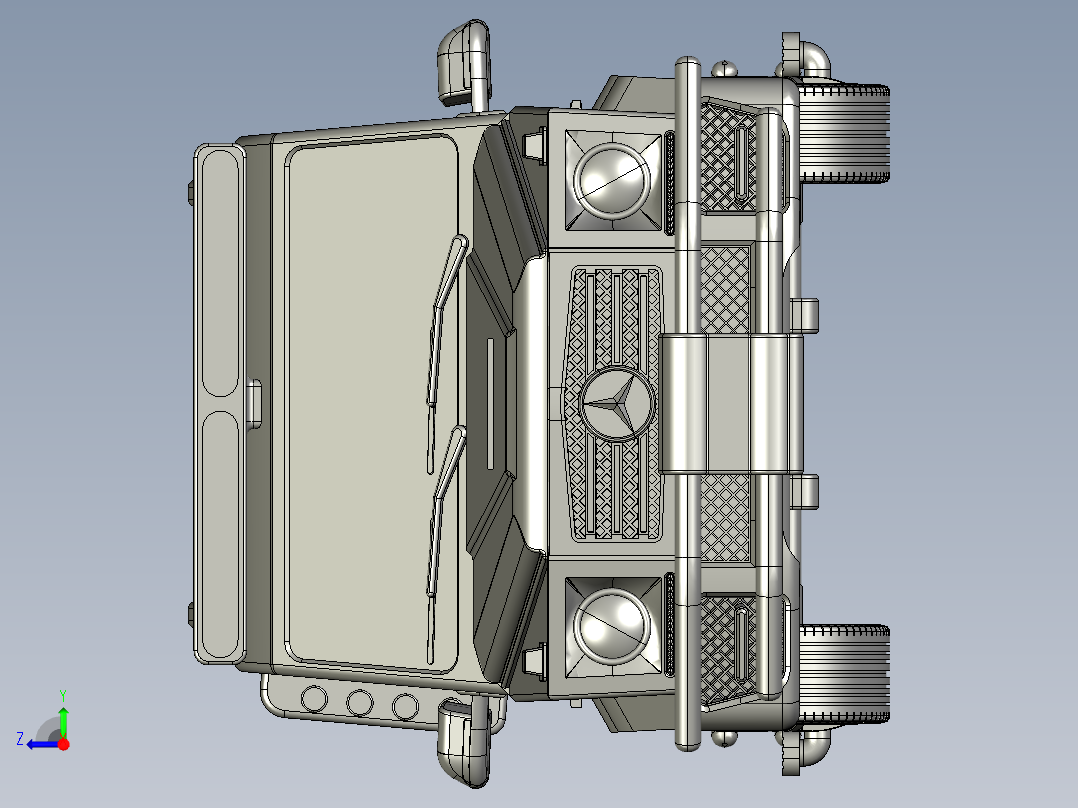 benz G class G级越野车右视图