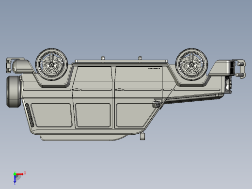 benz G class G级越野车俯视缩略图