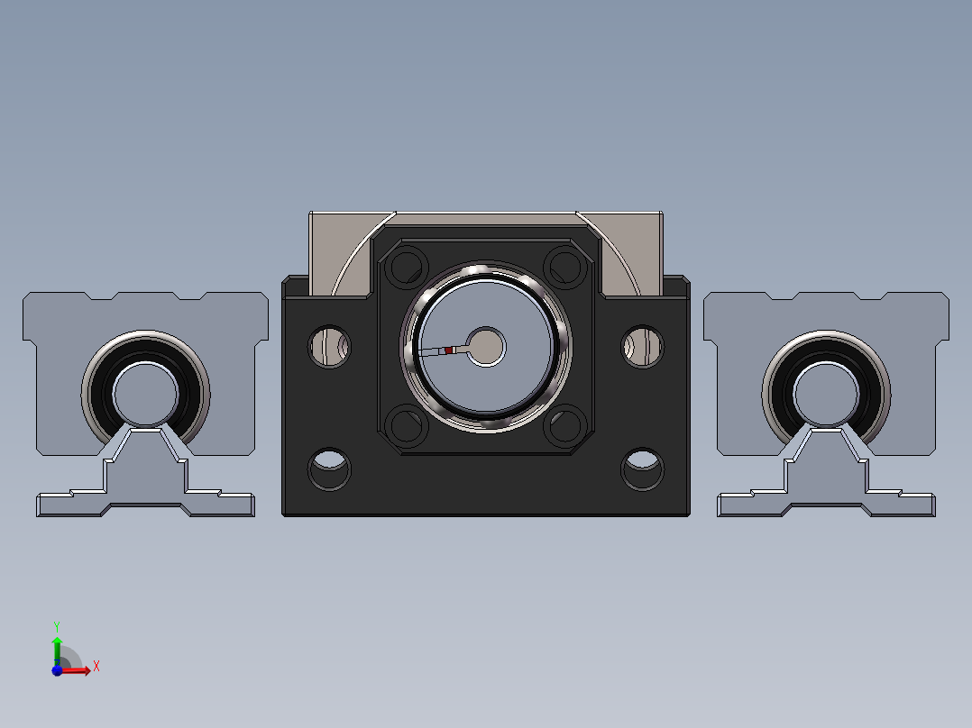 多配置滚珠丝杆整套10前视图