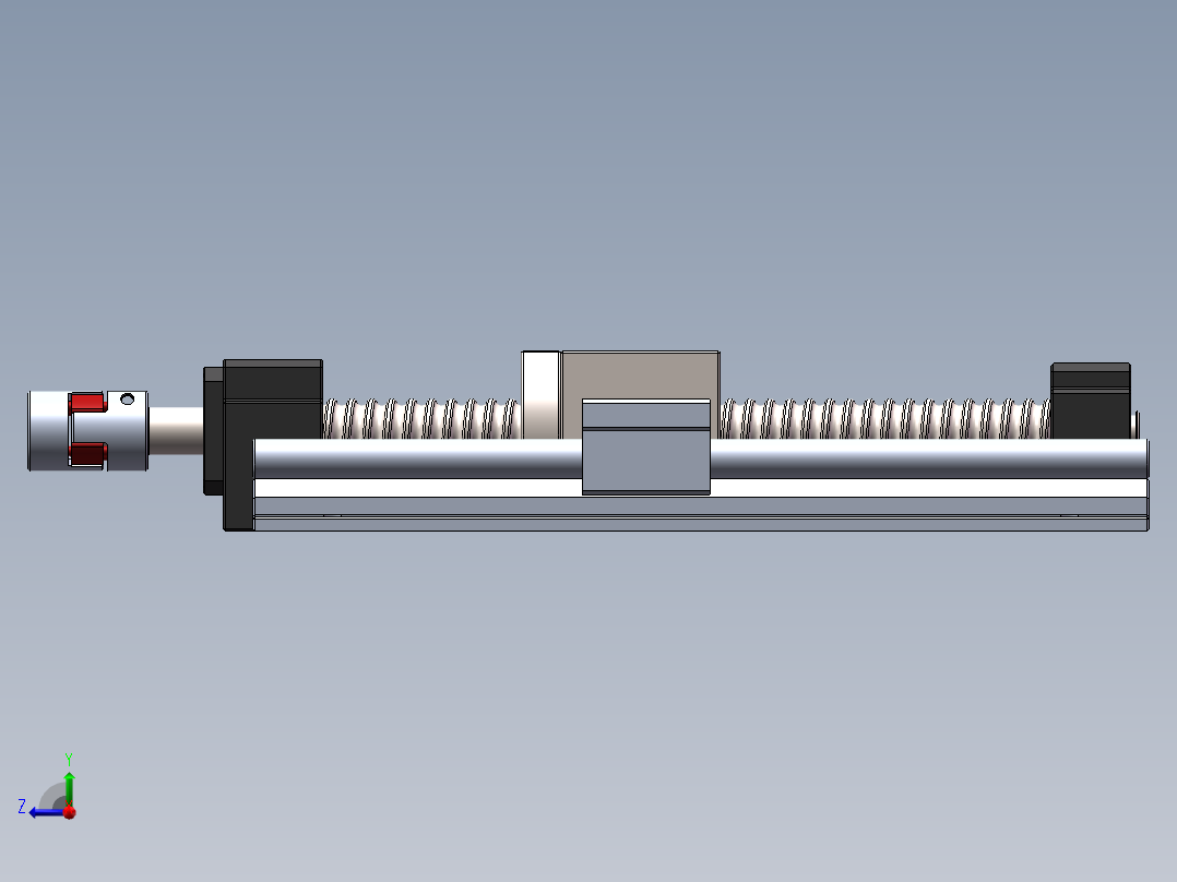 多配置滚珠丝杆整套10右视图