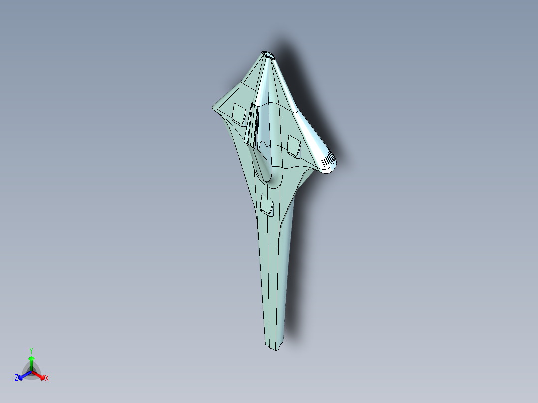 F1蝙蝠Cruzer正等轴测图