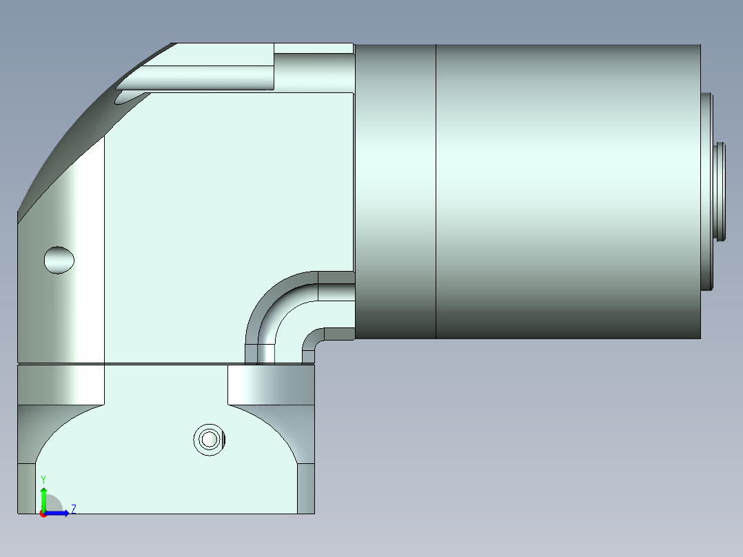 直齿孔ZPLE120-L3 22-110-145-M8.stp左视图